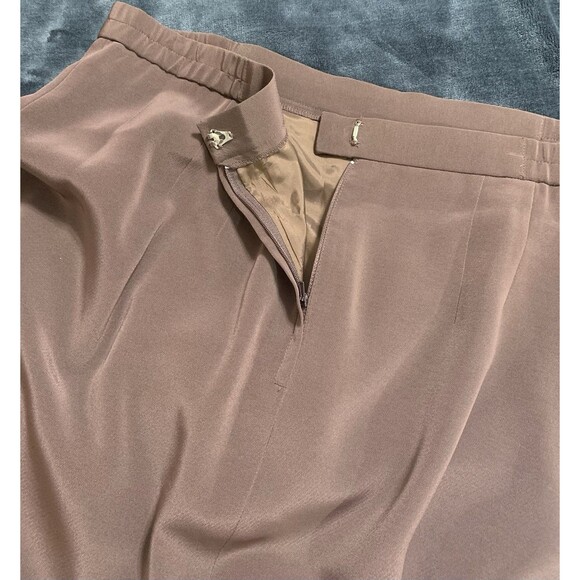 Vtg Louise Ricci Womens Suit Chocolate Brown Size 18 Beaded Embellished Lined - Picture 5 of 16